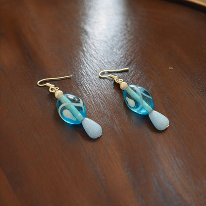 Blue Frost Earrings