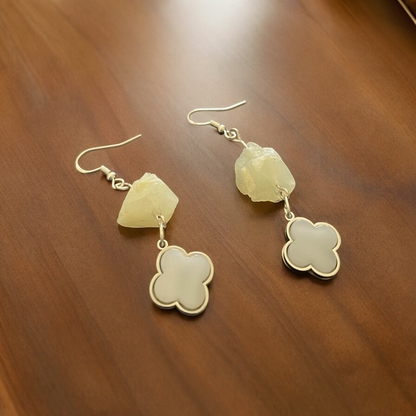 Chunk Crystal Earrings