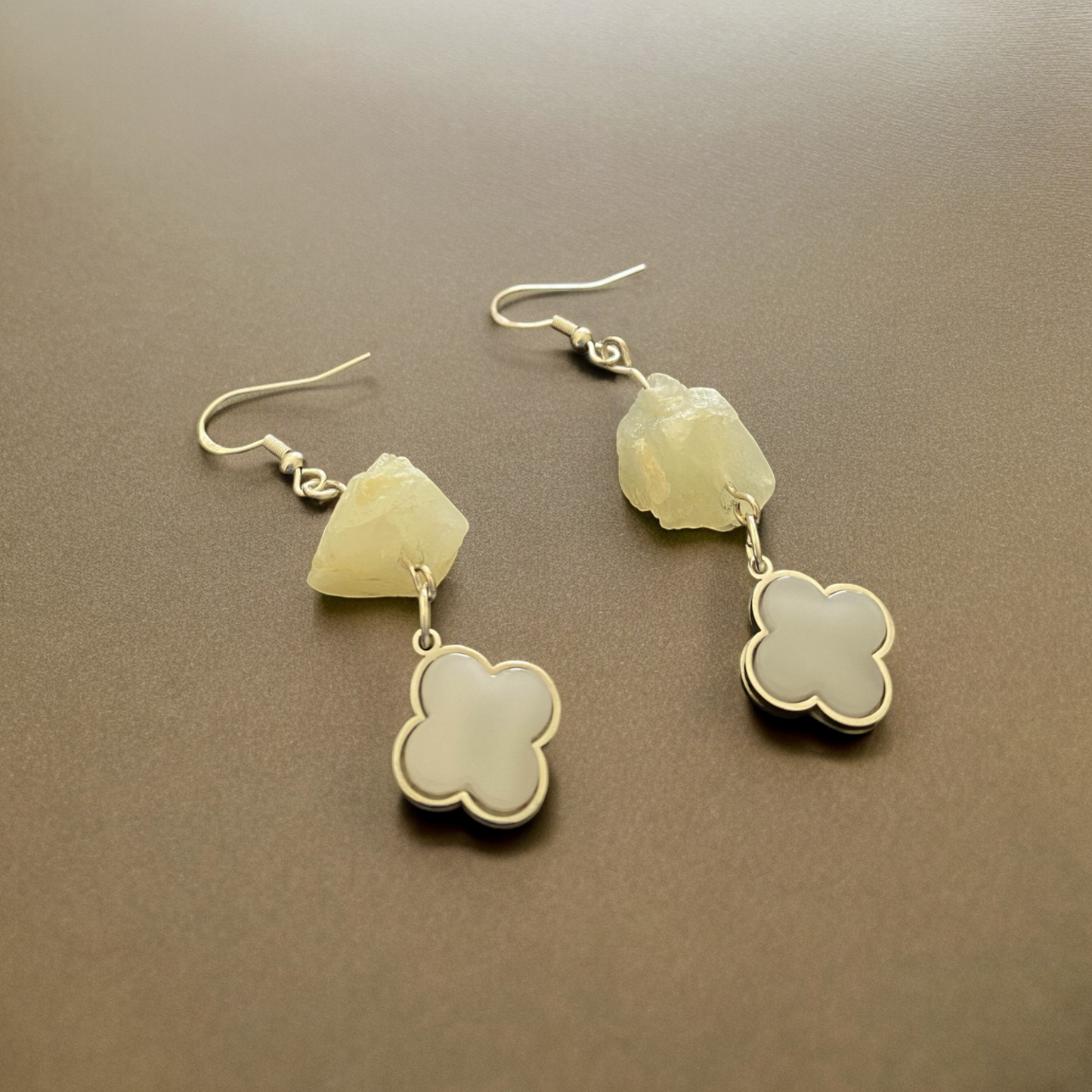 Chunk Crystal Earrings