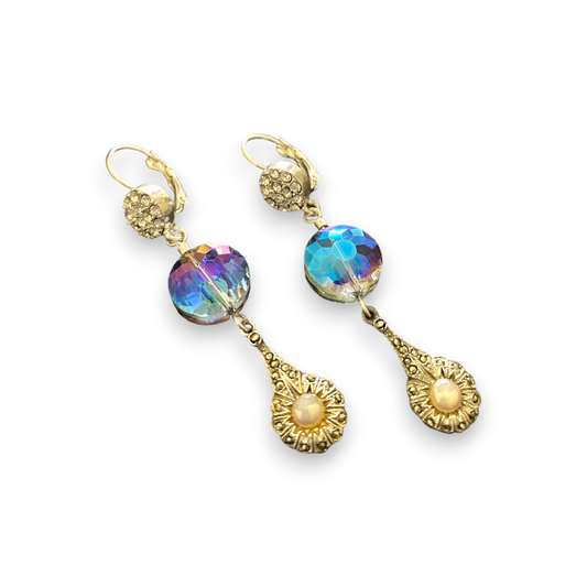 Crystal Pearl Earrings
