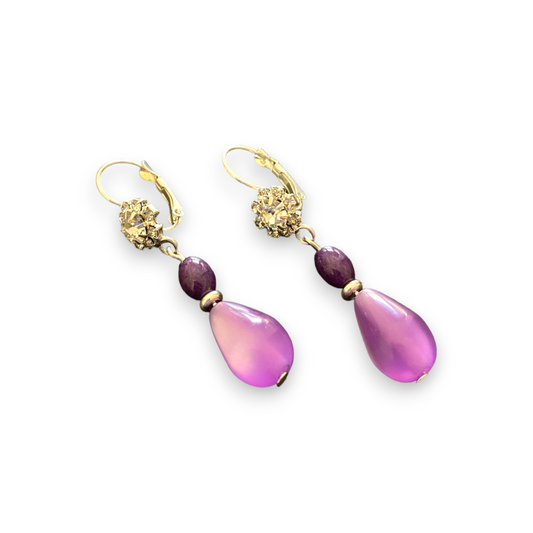 Regal Amethyst Earrings