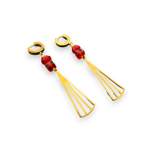 Scarlet Splendour Earrings