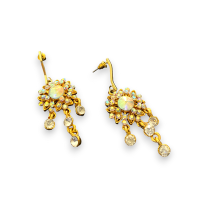 Dripping Crystal Earrings