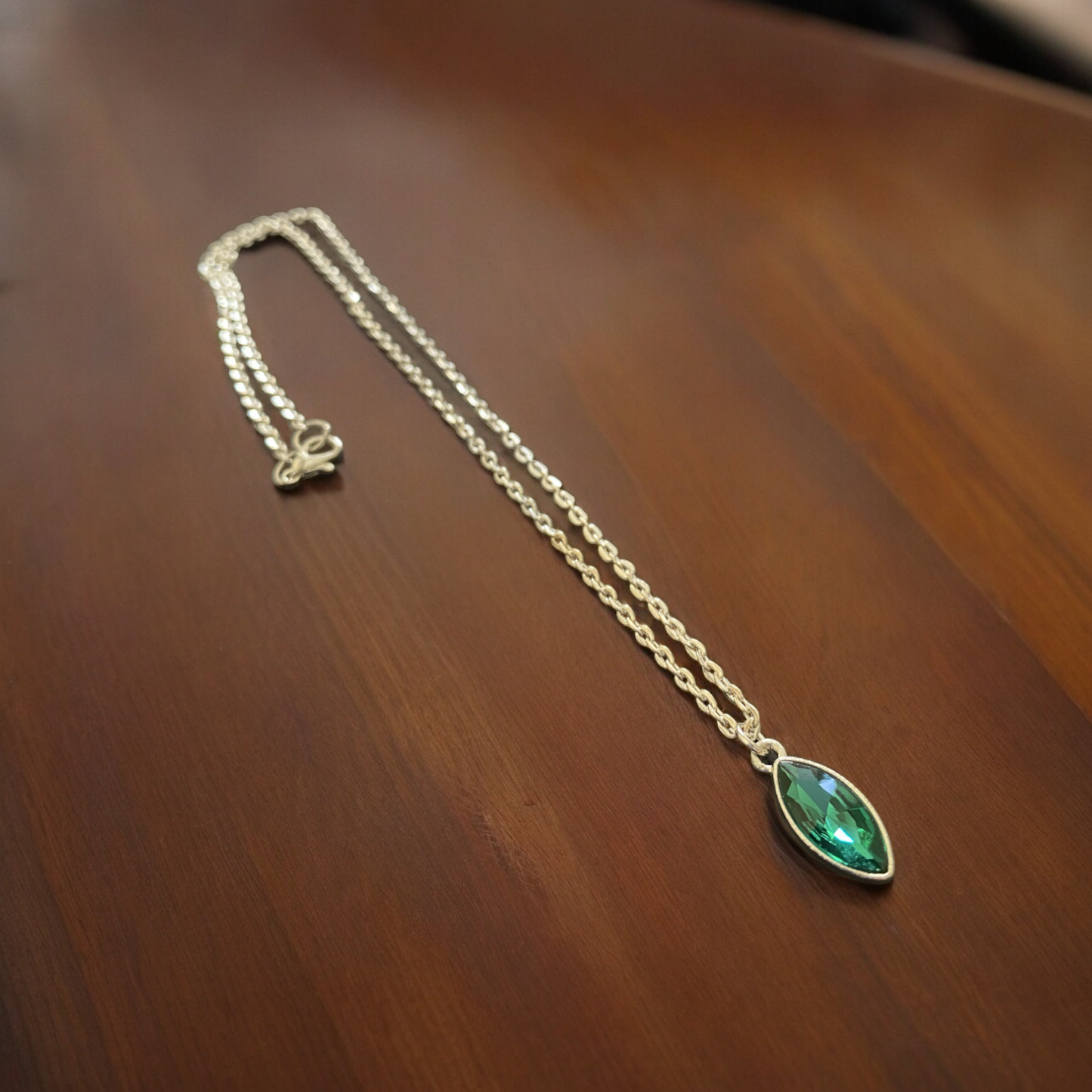 Emerald Whisper Pendant