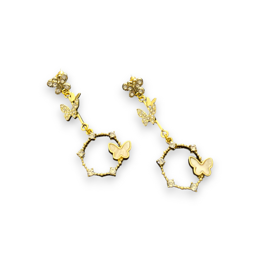 Gilded Flutter Earrings