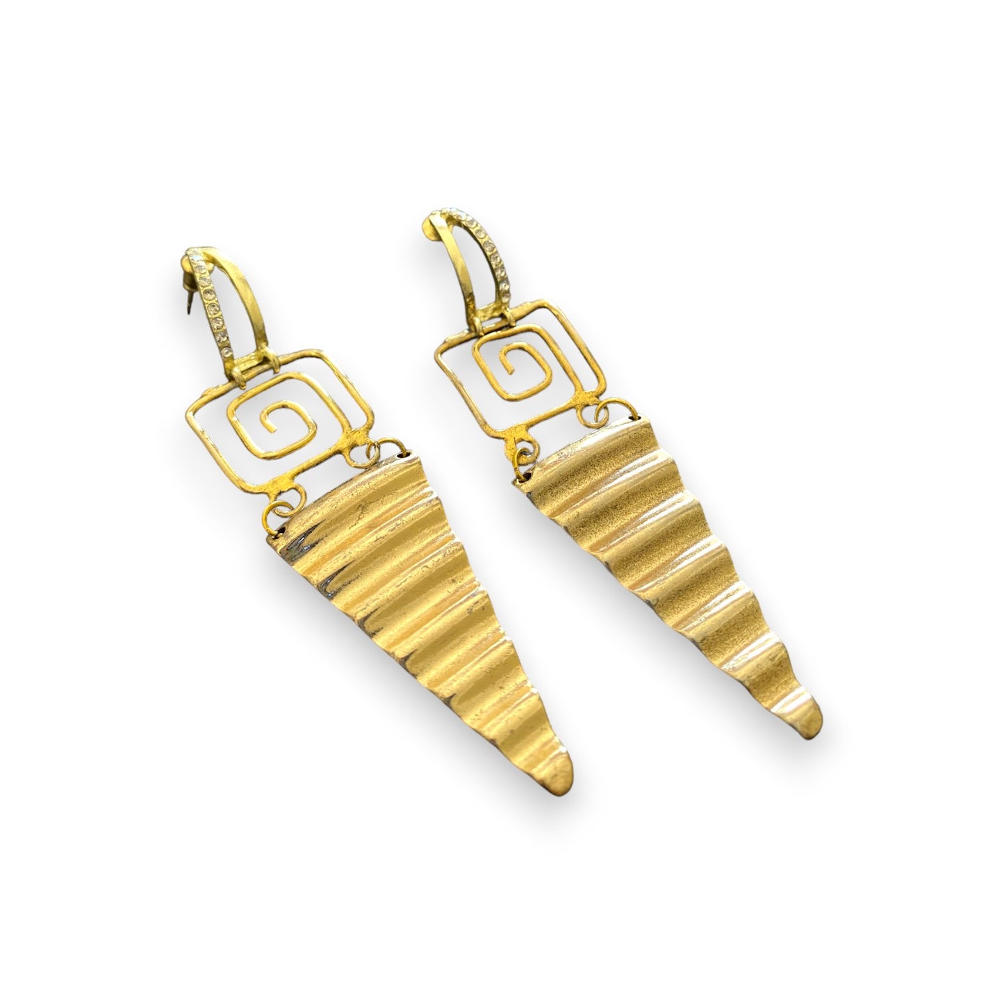 Gilded Geometric Elegance Earrings