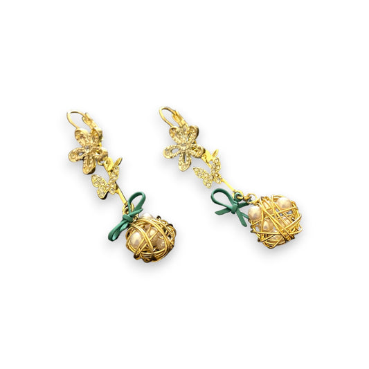 Gilded Greenery Earrings