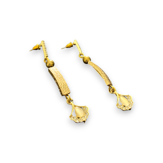 Gold Bar Earrings