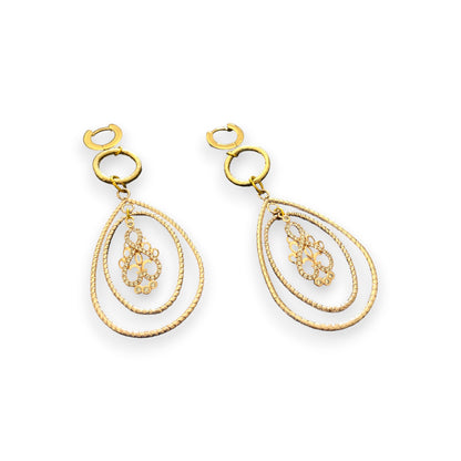 Gold Duo Hoop Earrings