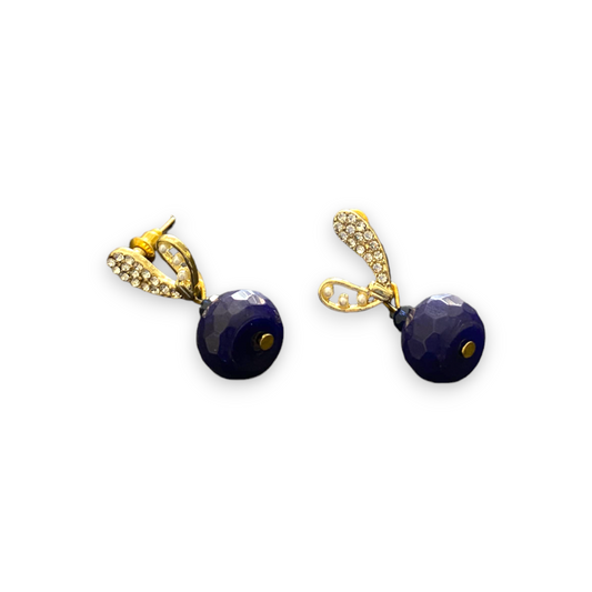 Lapis Apple Earrings