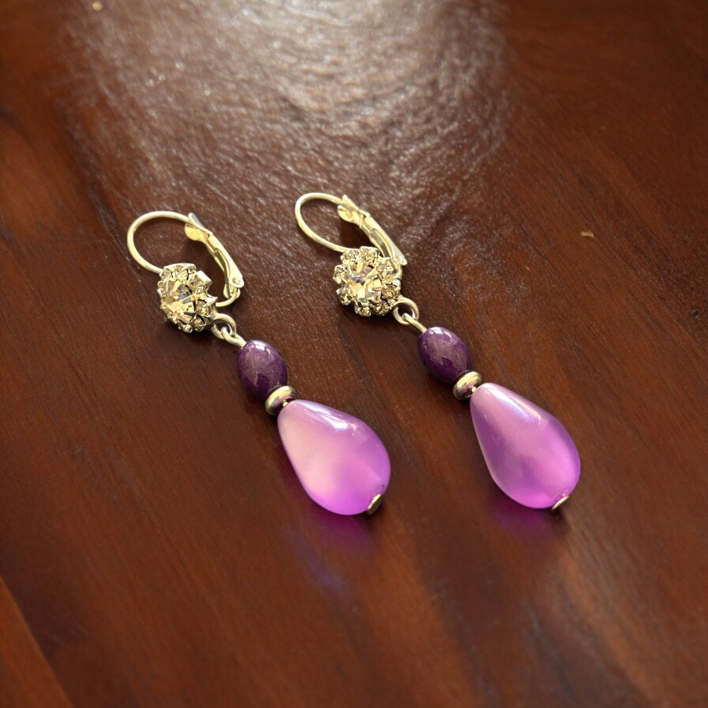 Regal Amethyst Earrings