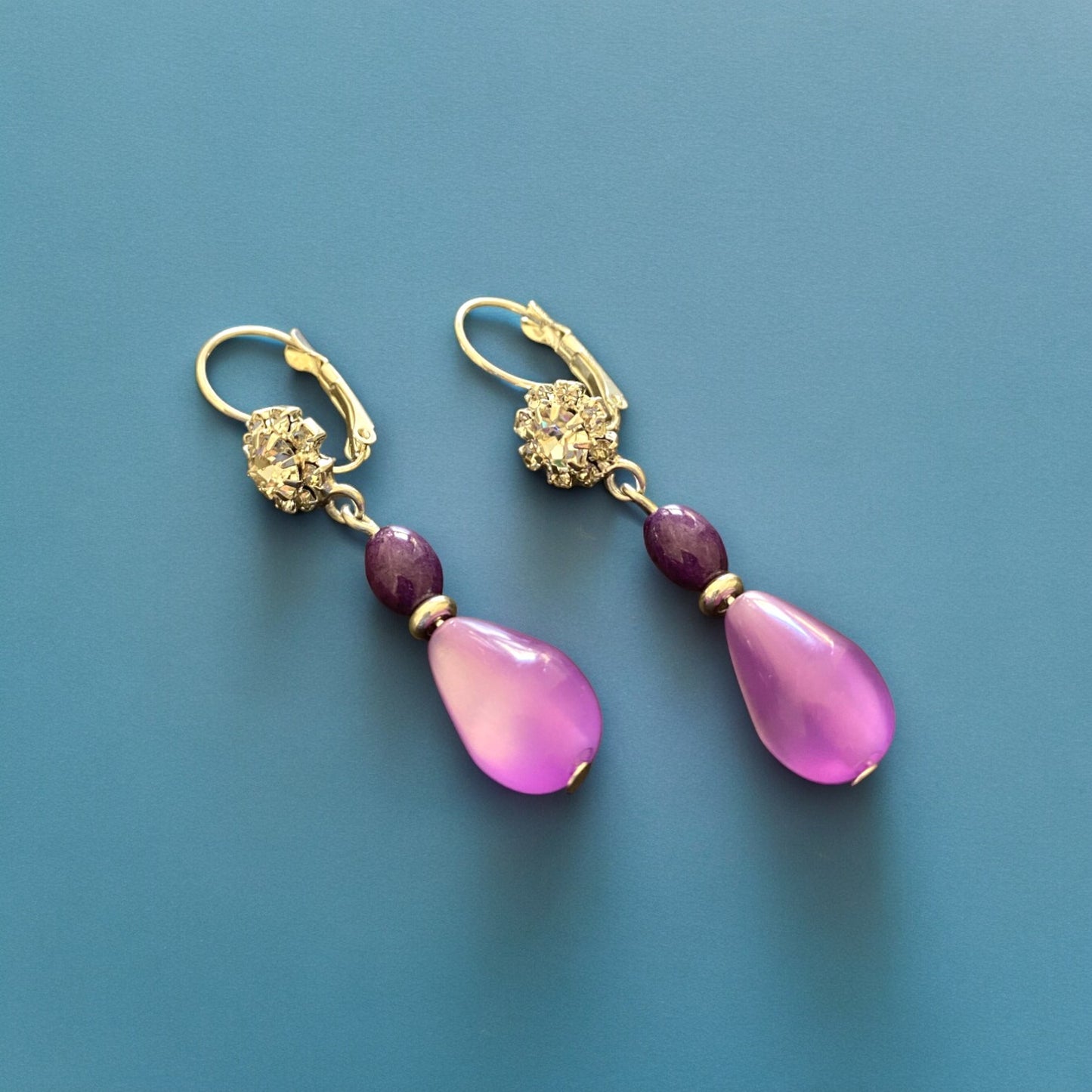 Regal Amethyst Earrings