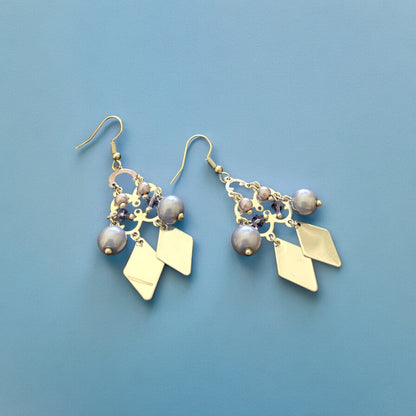 Sapphire Sunrise Earrings