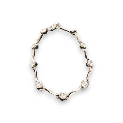 Silver Crystal Bracelet