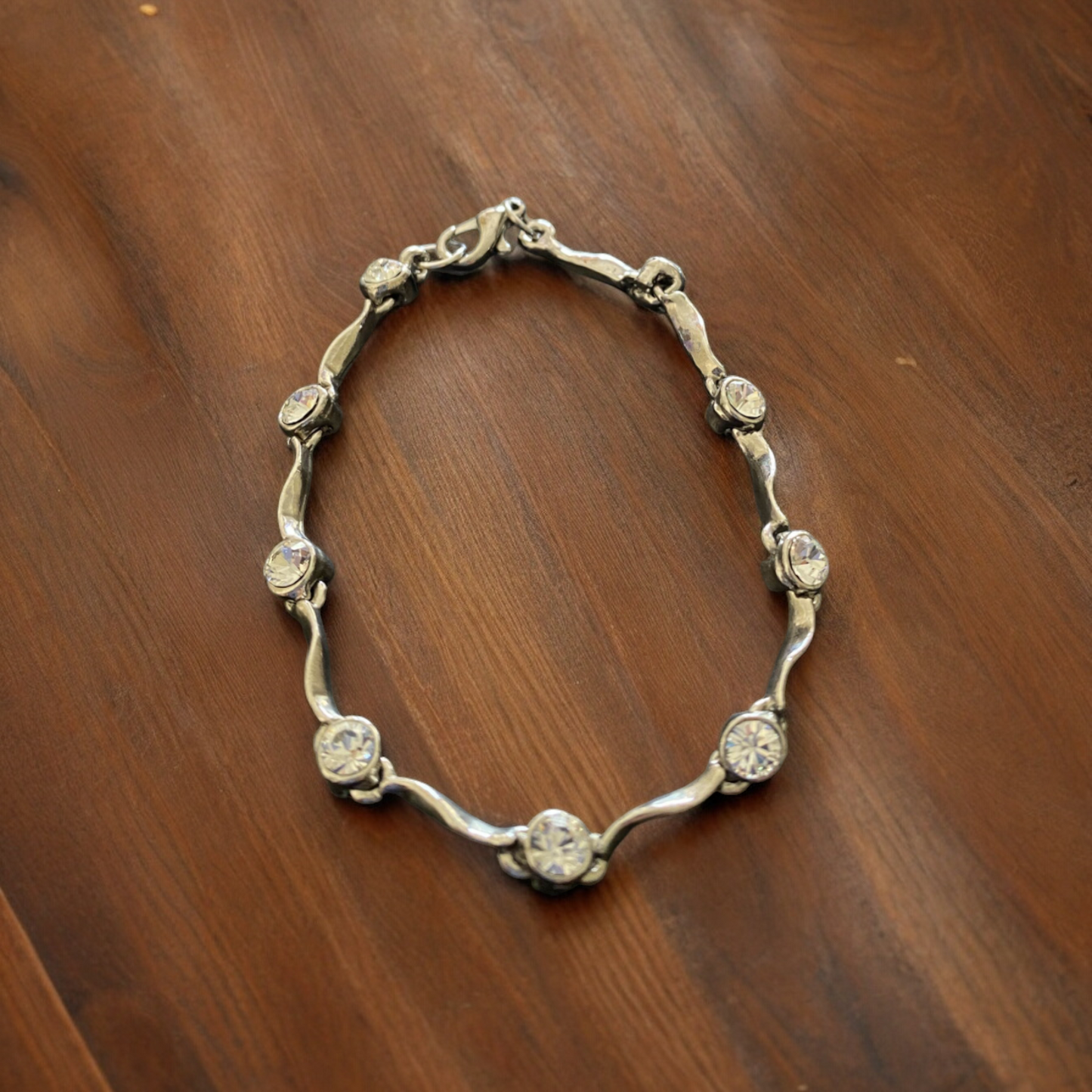 Silver Crystal Bracelet