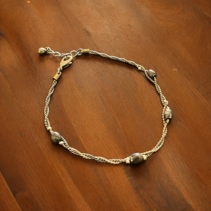 Twisted Silver Bracelet