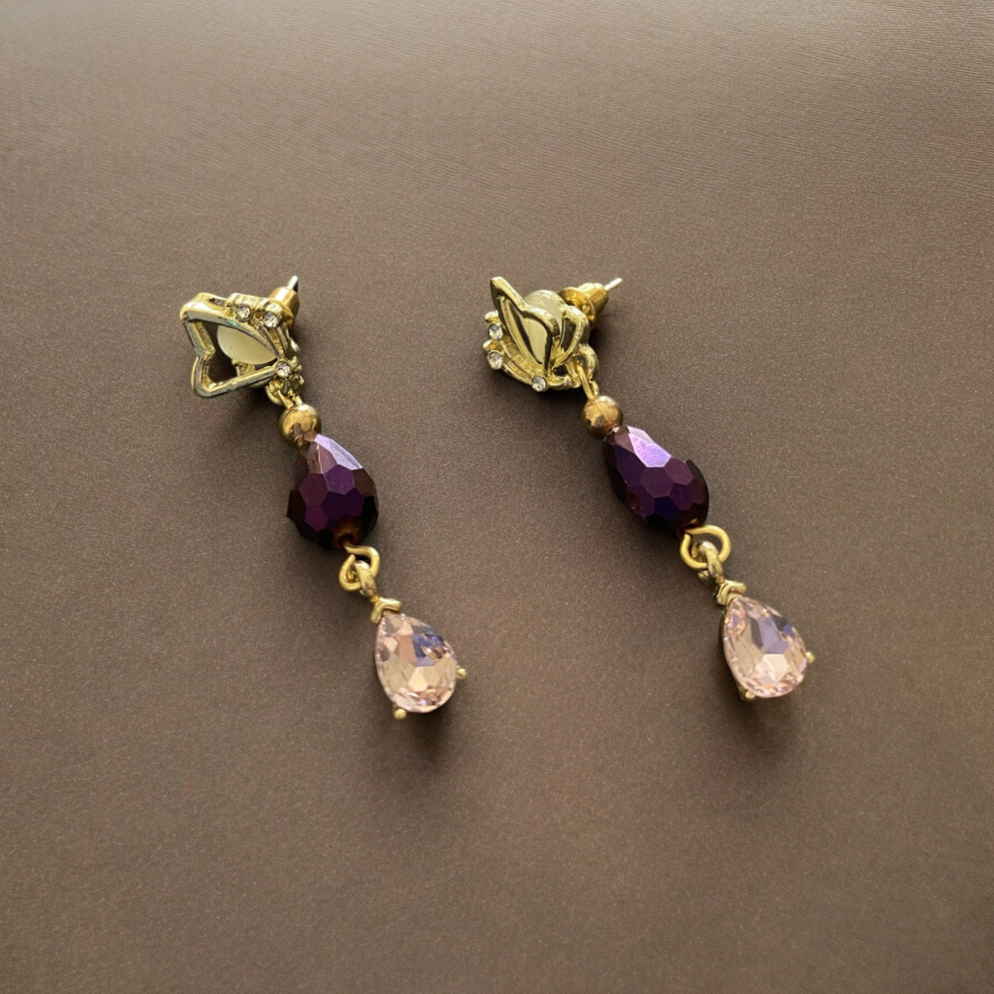 Violet Sparkle Earrings